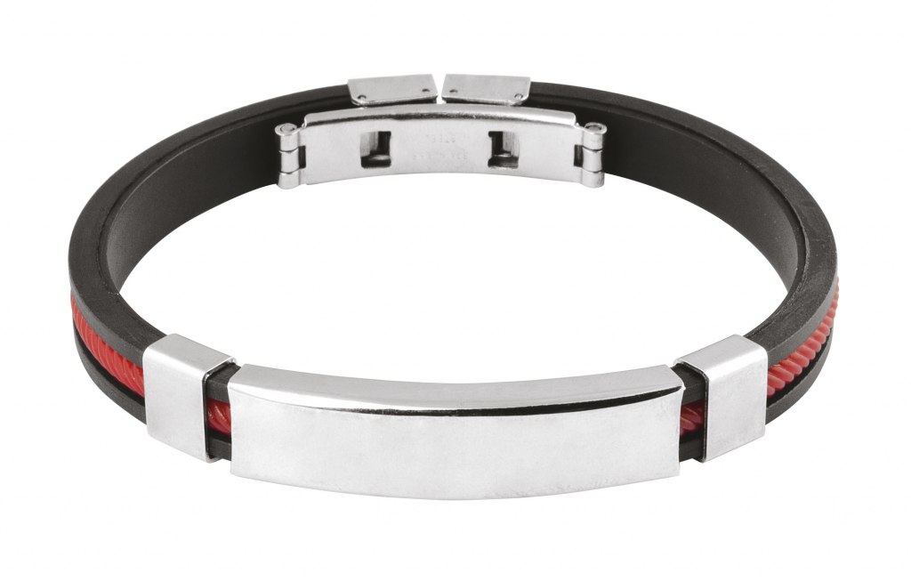 Bracciale Nero E Rosso