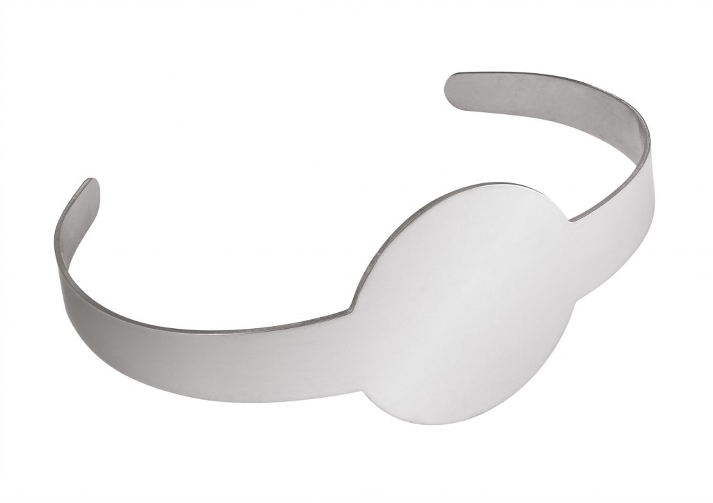Bracciale Acciaio Con Tondo