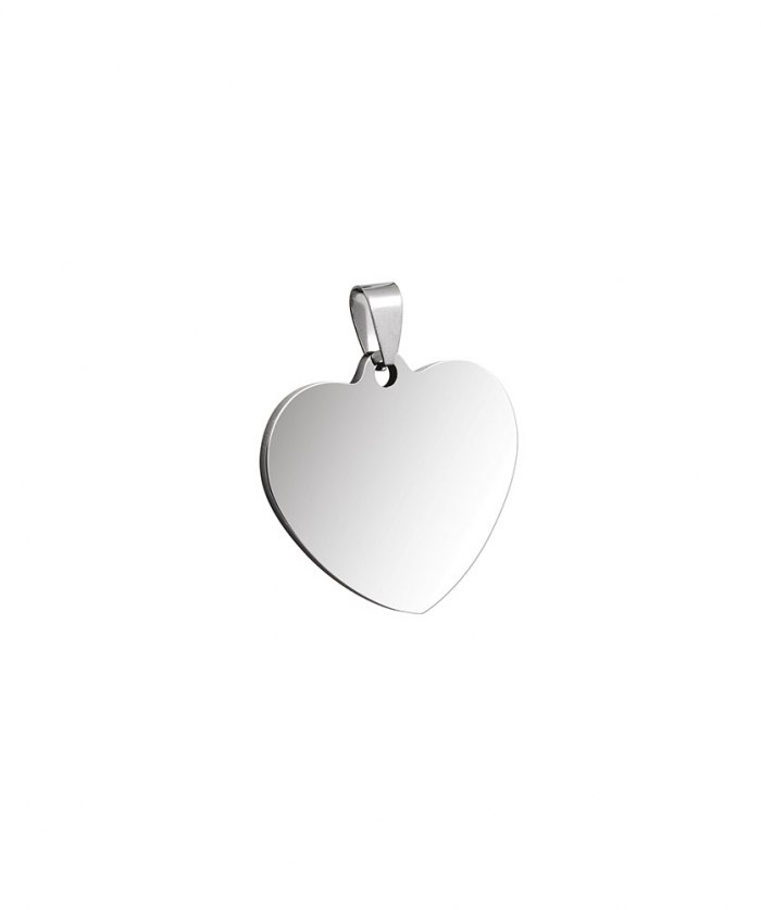 Pendente Acciaio Cuore 14X15Mm