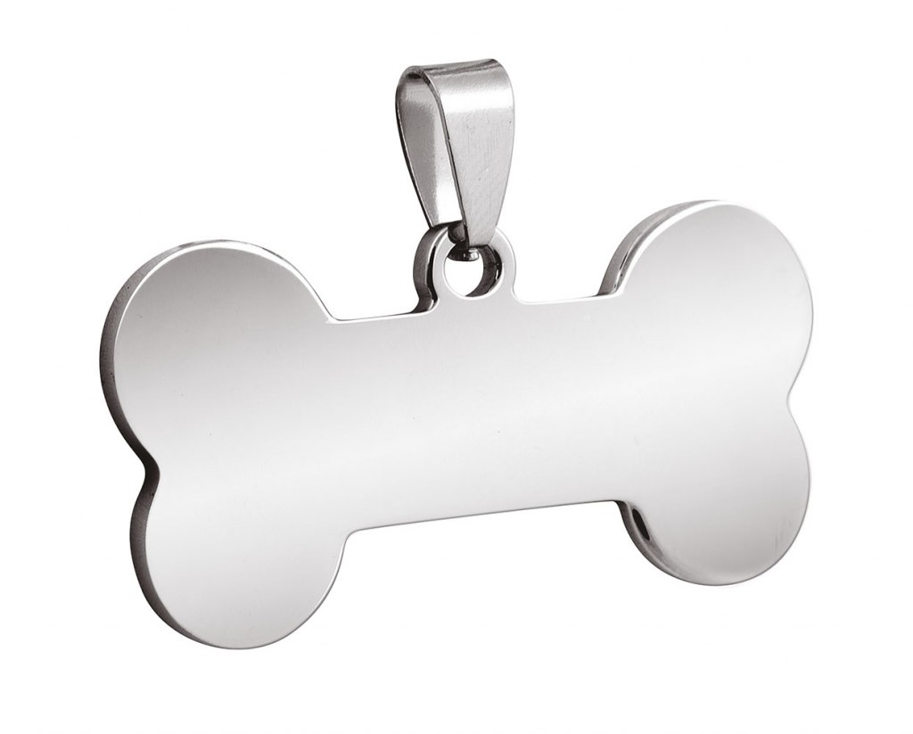 Pendente Acciaio Osso 16,5X32,5Mm