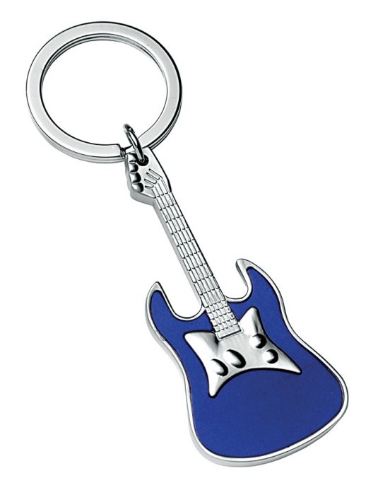 Portachiavi "Chitarra Blu"