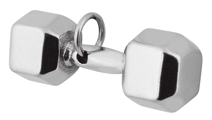 Pendente Acciaio Gym 12X37 Mm