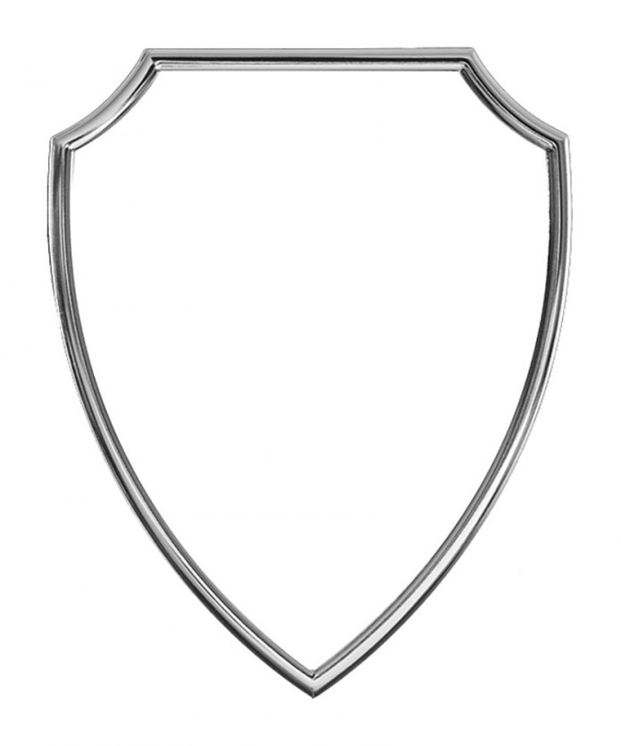 Targa Bianca Scudo Sublimaz. 162X211 Mm