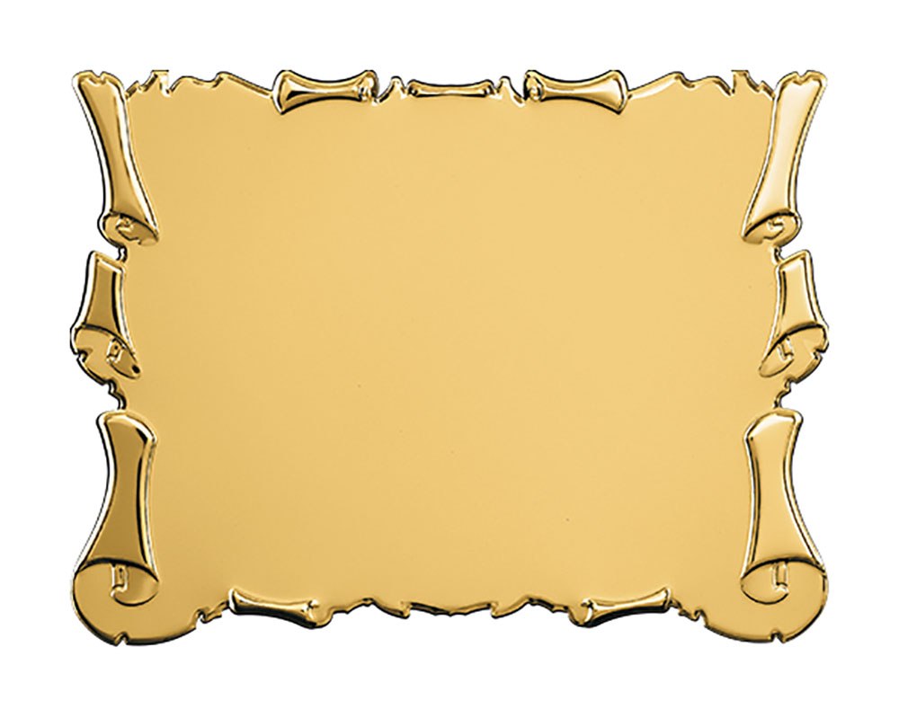 Targa Pergamena Oro Sublimazione 230X180