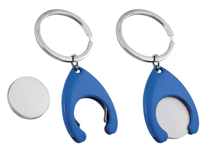 Portachiavi Blue Satinato Carrello