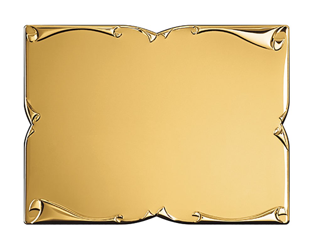Targa Pergamena Oro Sublimazione 230X180