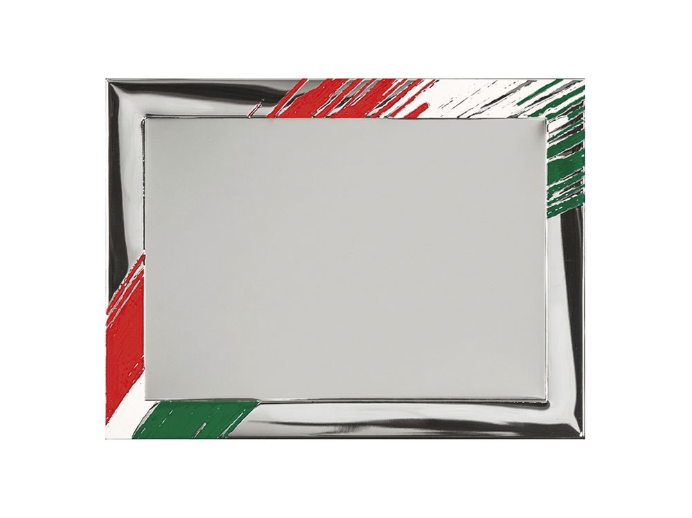 Targa Alluminio Tricolore Mm 180X130