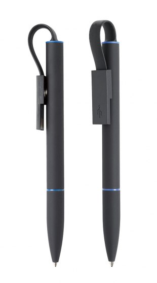 Penna Usb Alluminio Gommato