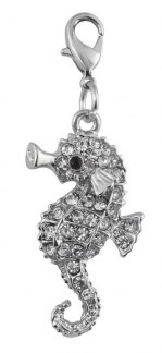Charm - Cavalluccio Marino Con Strass