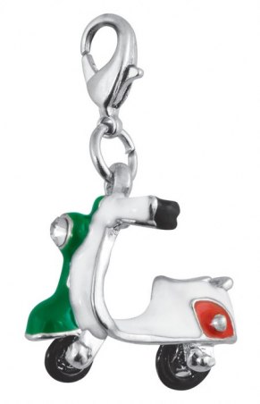 Charm - Vespa Verde/Bianca E Rossa