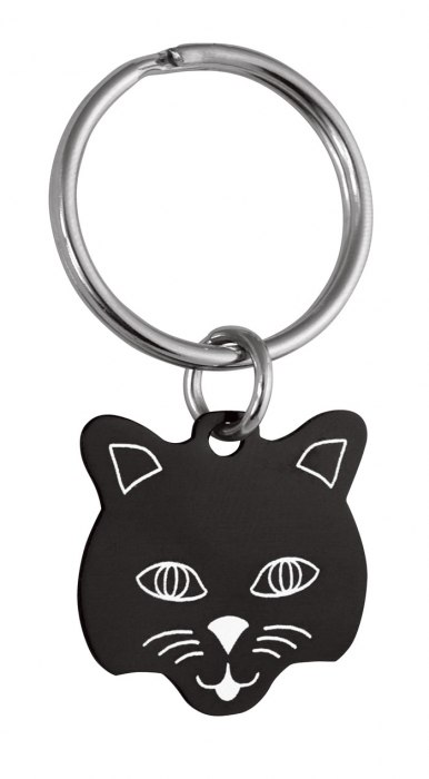 Pendente Gatto Nero - 23X23 Mm
