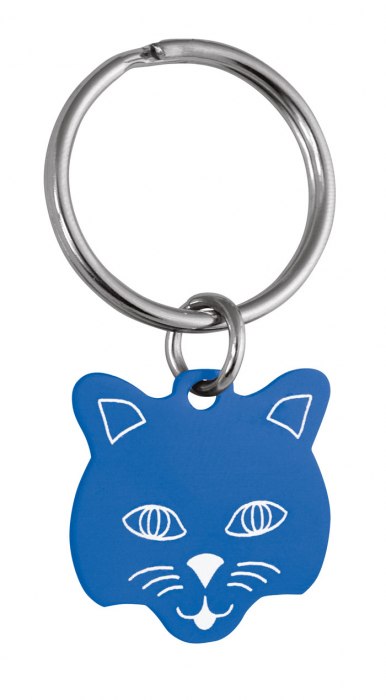 Pendente Gatto Blu - 23X23 Mm