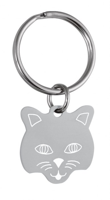 Pendente Gatto Silver - 23X23 Mm
