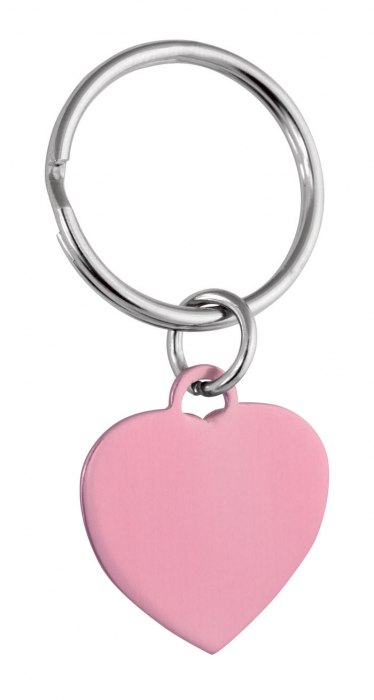 Pendente Cuore Rosa - 25X22 Mm