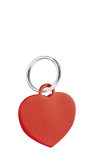 Pendente Cuore Rosso - 25X22 Mm