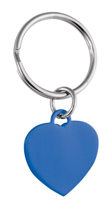 Pendente Cuore Blu - 25X22 Mm