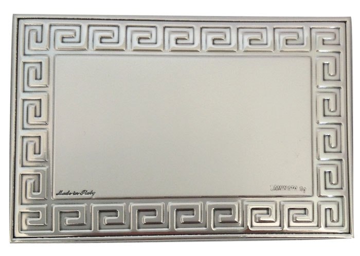 Blasone Rettangolare Greche - Mm 60X40