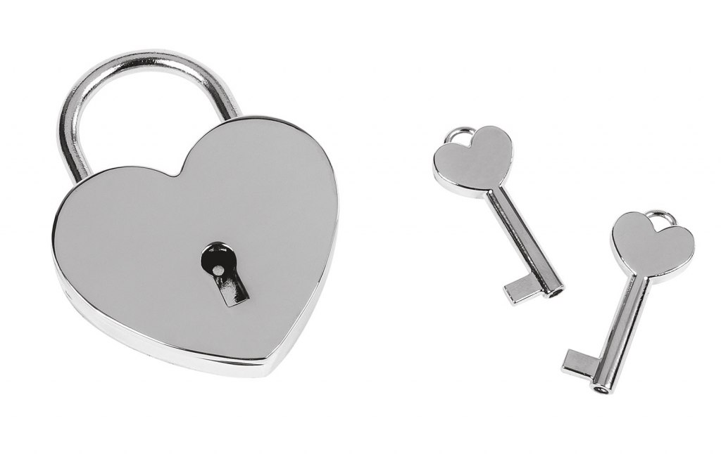 Lucchetto Cuore Argento
