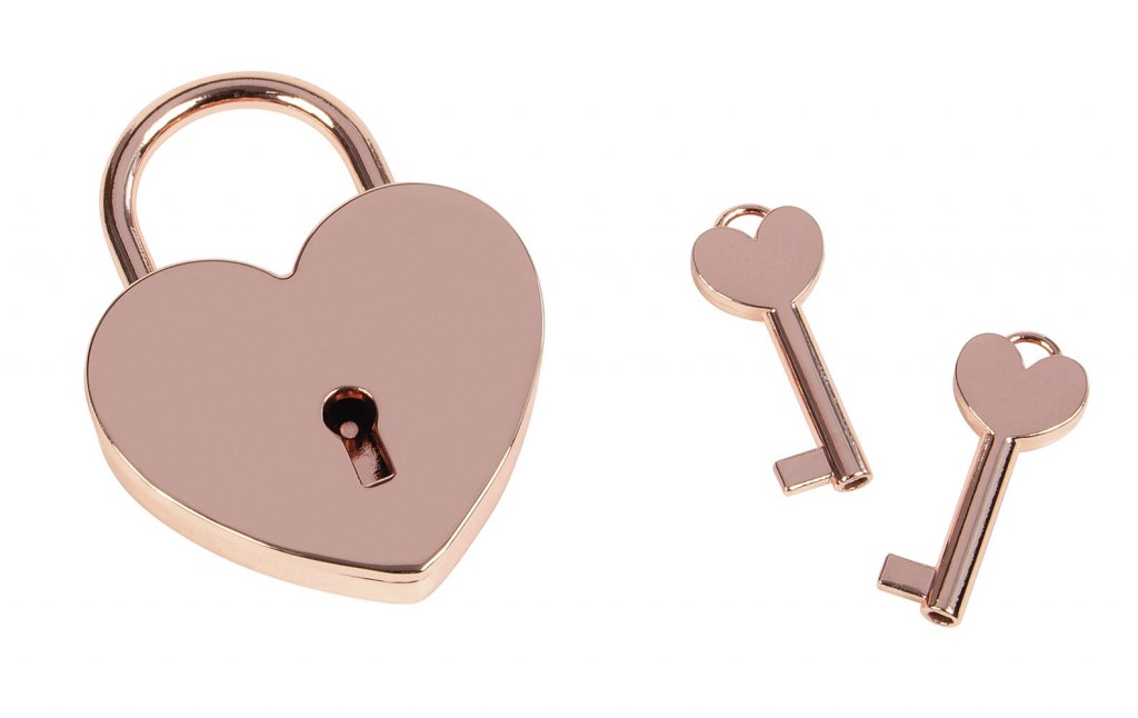 Lucchetto Cuore Rosato