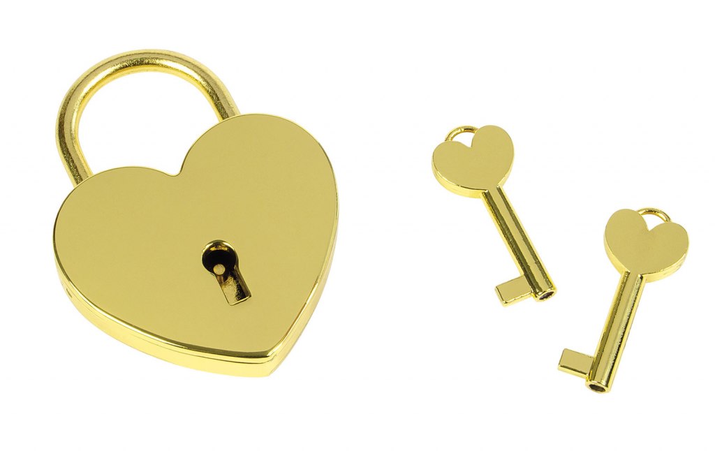 Lucchetto Cuore Oro