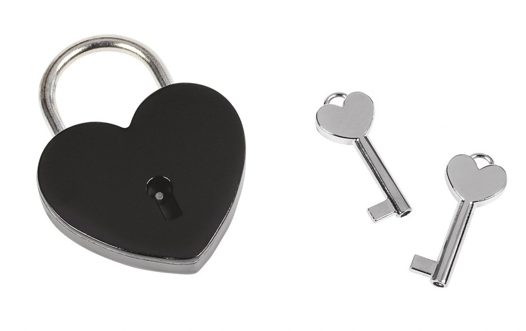 Lucchetto Cuore Nero