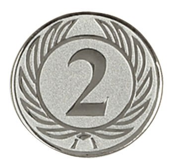 Piastrina Secondo Argento 2° D=25Mm