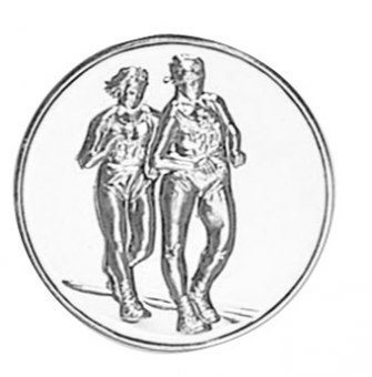 Piastrina Marcia Atletica D=25Mm