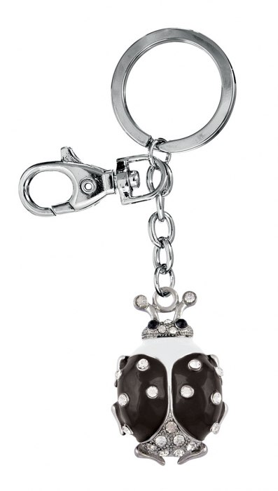 Portachiavi "Coccinella Nera" - No Box