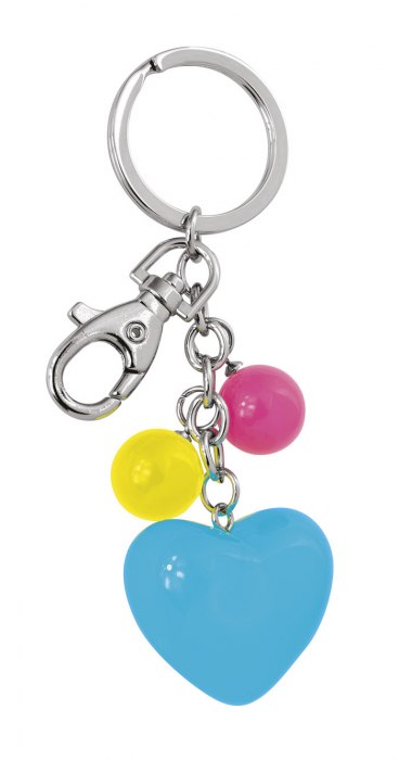 Portachiavi Cuore Azzurro-No Box-Outlet