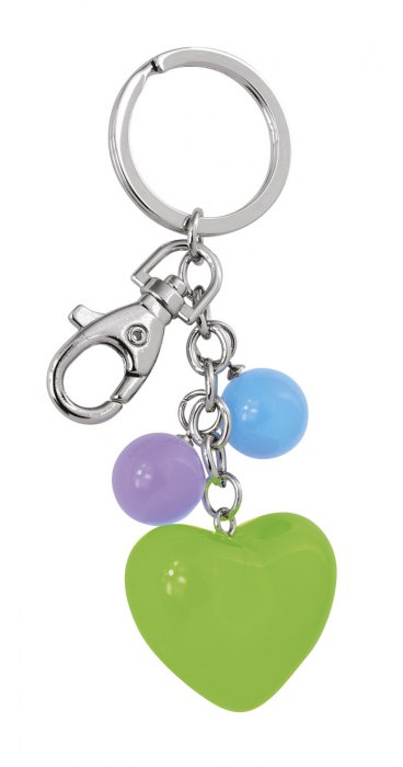 Portachiavi Cuore Verde-No Box-Outlet