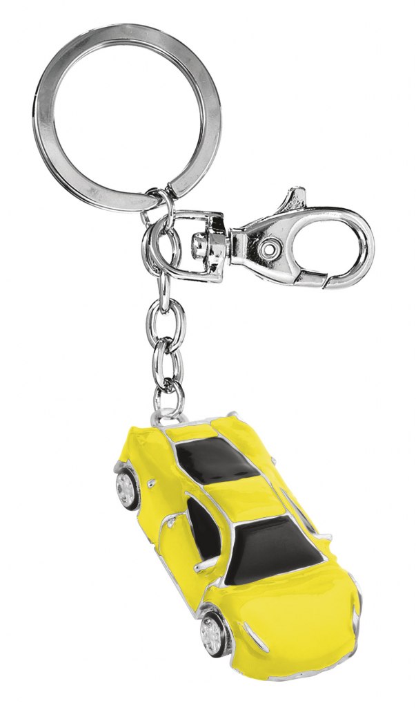 Portachiavi Auto Sportiva Gialla No Box