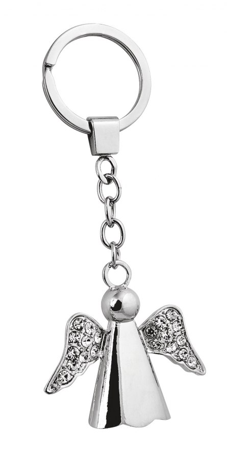 Portachiavi Angelo Con Strass - No Box