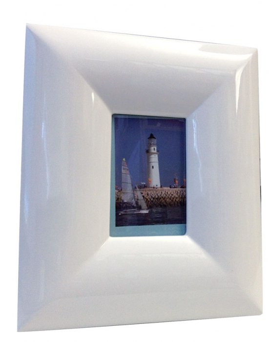 Portafoto Bianco Bombato-90X130Mm Outlet