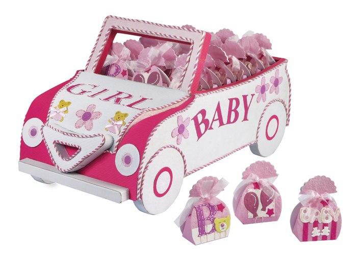 Bomboniera Auto Rosa Outlet