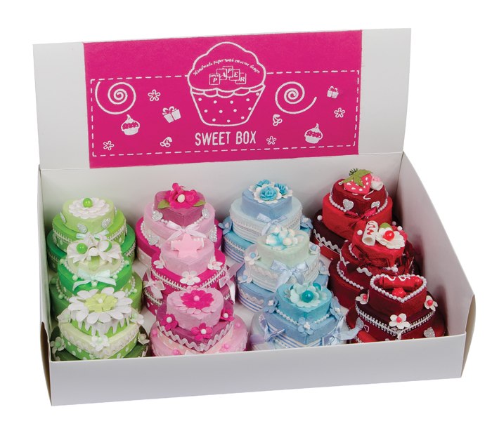 Bomboniera Cuore/Torta Cartone Outlet