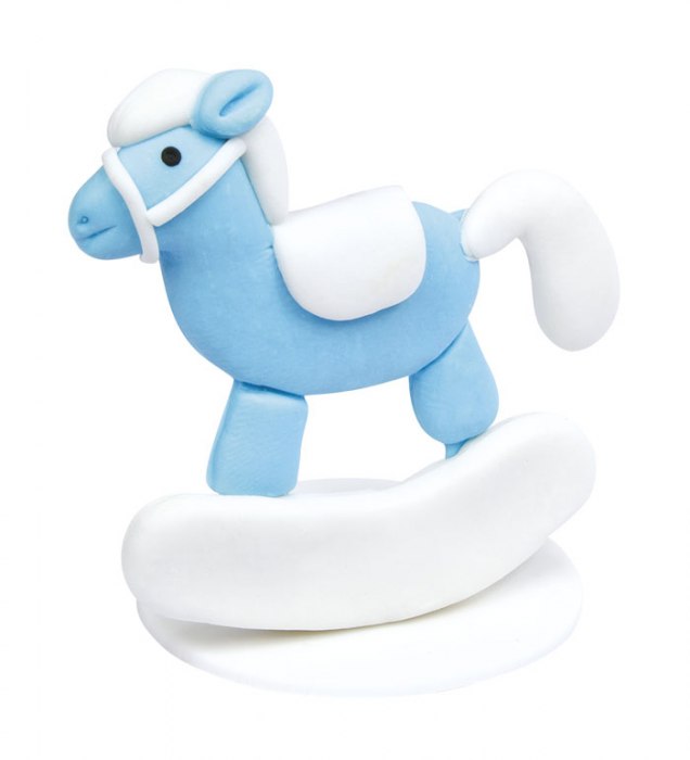 Dondolo Cavallino Azzurro Outlet