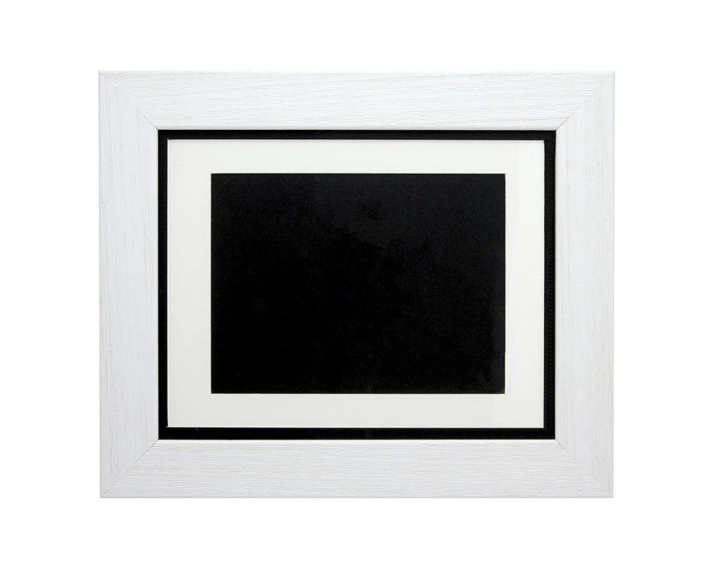 Cornice Bianca Per Targa 12X16 Cm