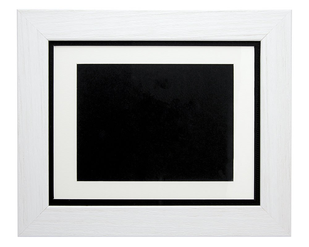 Cornice Bianca Per Targa 15X20 Cm