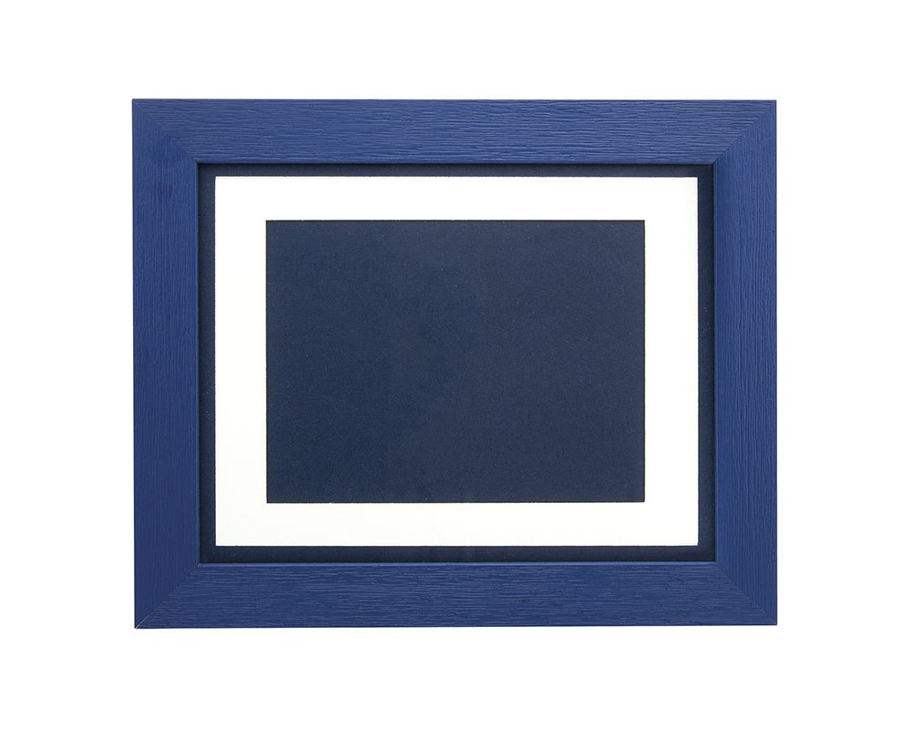 Cornice Blu Per Targa 12X16 Cm
