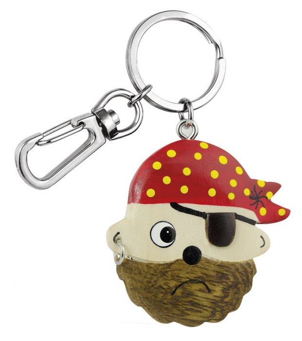 Portachiavi Pirata Con Barba - No Box