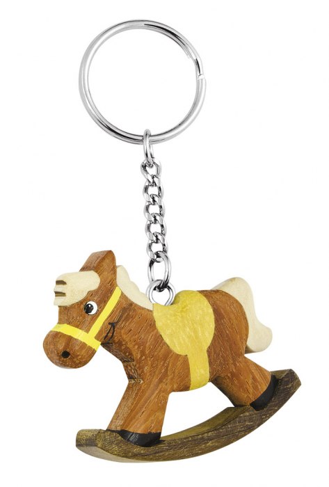 Portachiavi Mini Cavallo A Dondolo-Nobox