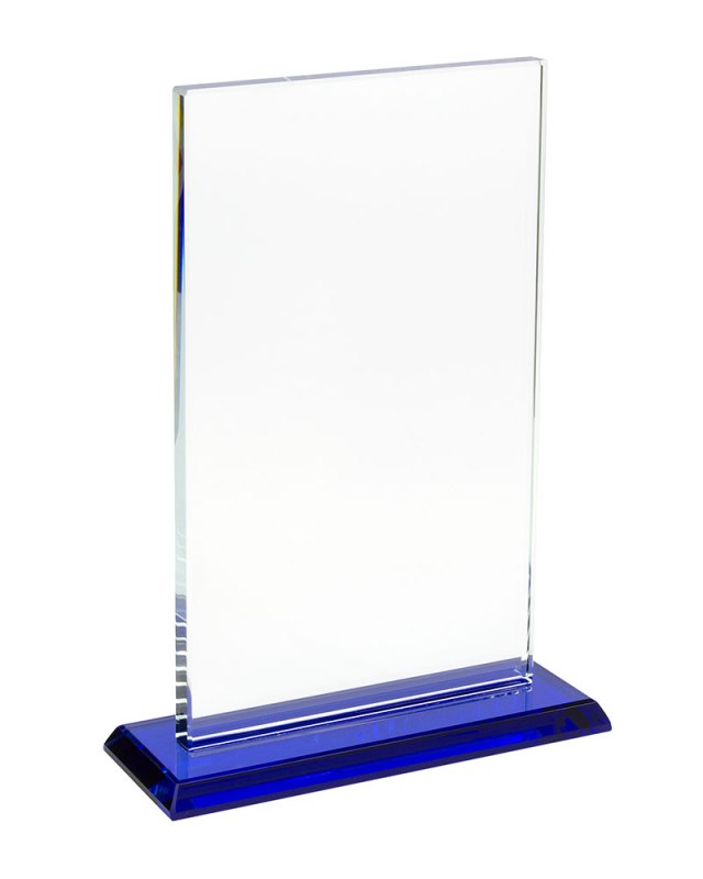 Vetro Trasparente E Blu 200X120X10Mm