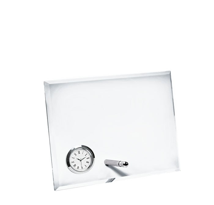 Vetro Con Orologio - Orizz. Mm190X140X10