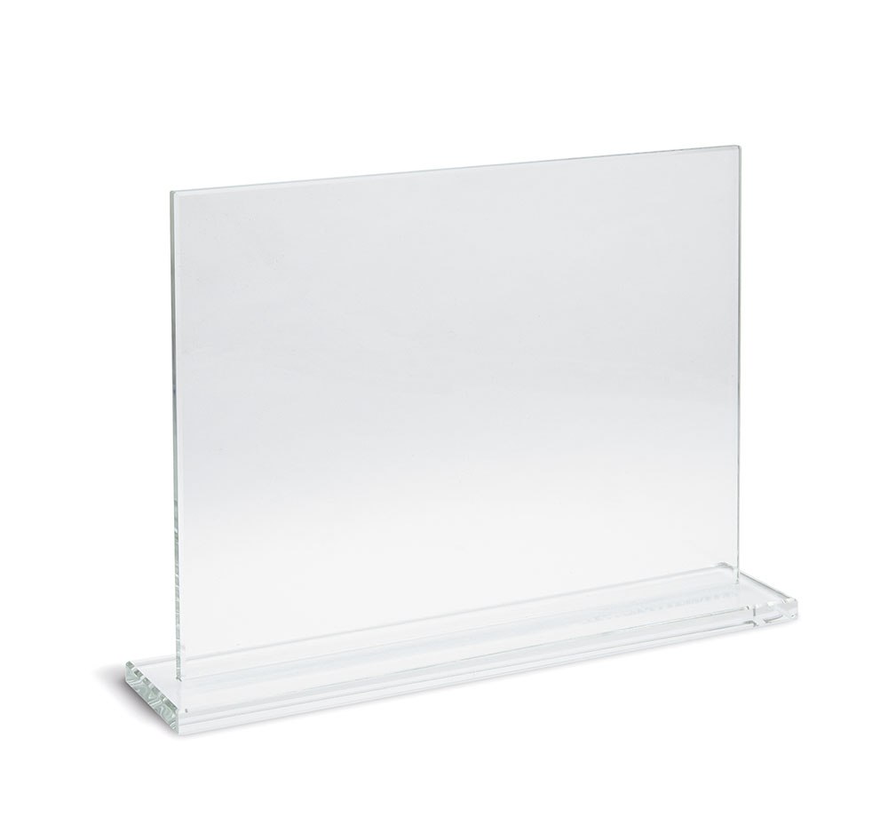 Vetro Orizzontale Con Base 180X130 Mm