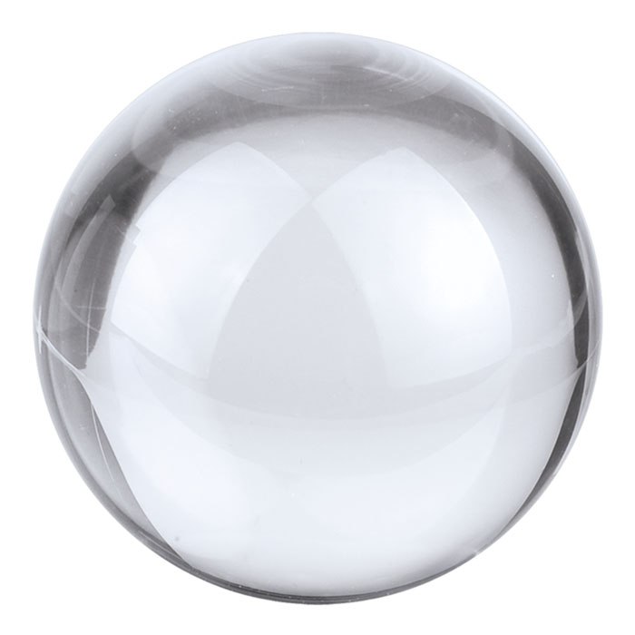 Sfera In Vetro Con Taglio D. Mm80