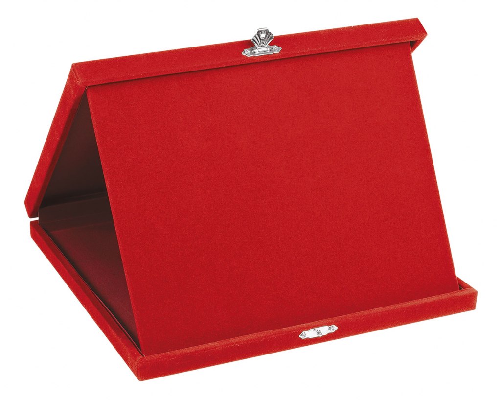 Astuccio Portatarga Rosso 28X23Cm