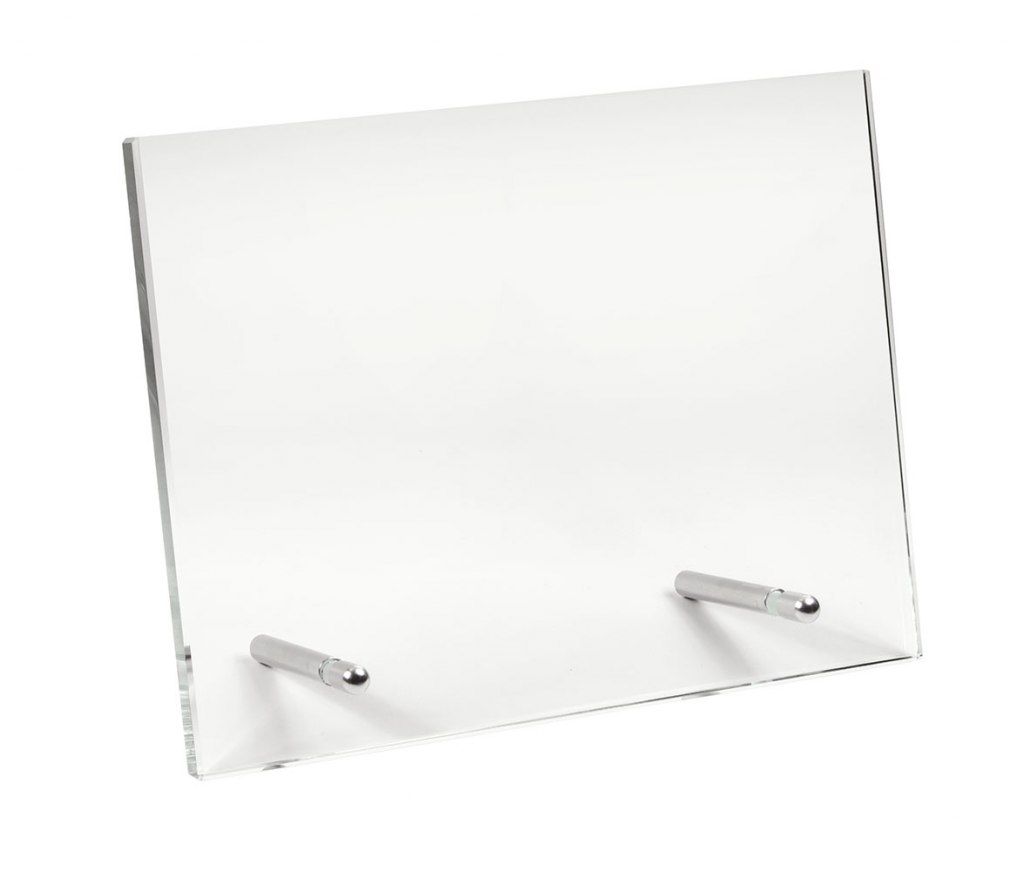 Vetro Dritto Con Supporto 220X170X10Mm