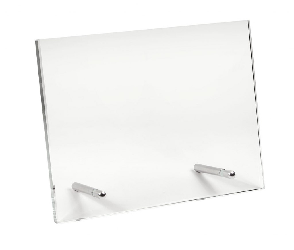 Vetro Dritto Con Supporto 250X220X10Mm