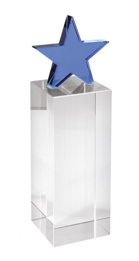 Trofeo Stella & Parallelepipedo H 180Mm