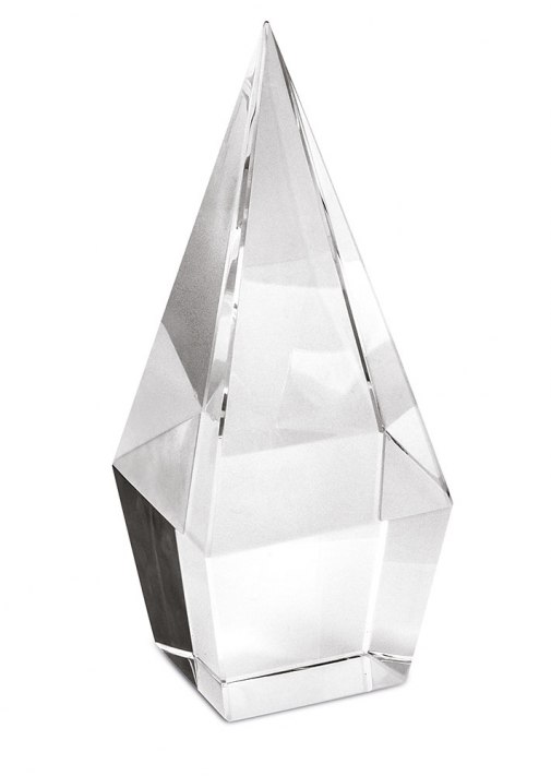 Trofeo Piramide Cristallo K9 - H 160Mm